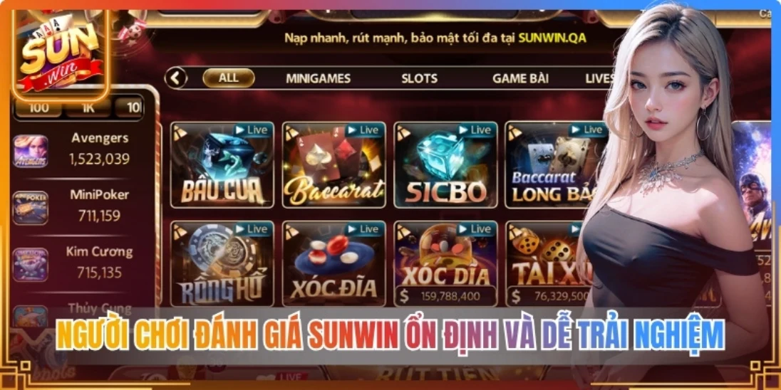 Người chơi đánh giá Sunwin ổn định và dễ trải nghiệm